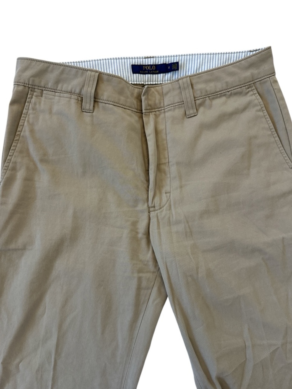 Polo Ralph Lauren Cotton Twill Tan Pants - Picture 4 of 9